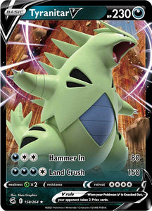 Tyranitar V (158/264) [Sword & Shield: Fusion Strike]