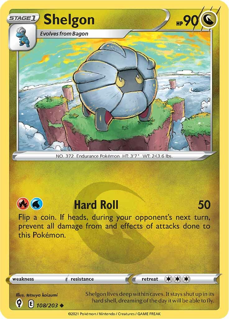 Shelgon (108/203) [Sword & Shield: Evolving Skies]