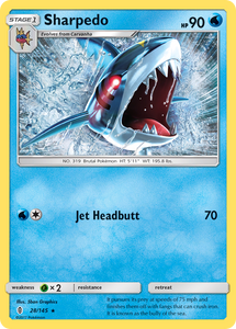 Sharpedo (28/145) [Sun & Moon: Guardians Rising]