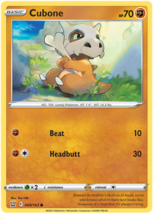 Cubone (069/163) [Sword & Shield: Battle Styles]