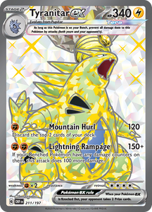 Tyranitar ex (211/197) [Scarlet & Violet: Obsidian Flames]