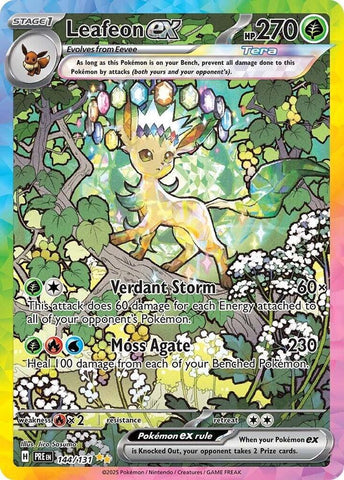 Leafeon ex (144/131) [Scarlet & Violet: Prismatic Evolutions]