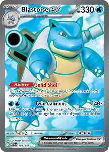 Blastoise ex (184/165) [Scarlet & Violet 151]