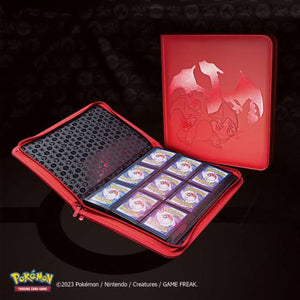 ULTRA PRO Pokemon - Portfolio - 12PKT- Zippered PRO Binder- Elite Series Charizard