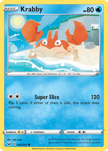 Krabby (043/202) [Sword & Shield: Base Set]