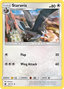 Staravia (82/111) [Sun & Moon: Crimson Invasion]