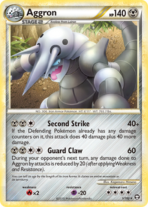 Aggron (1/102) [HeartGold & SoulSilver: Triumphant]