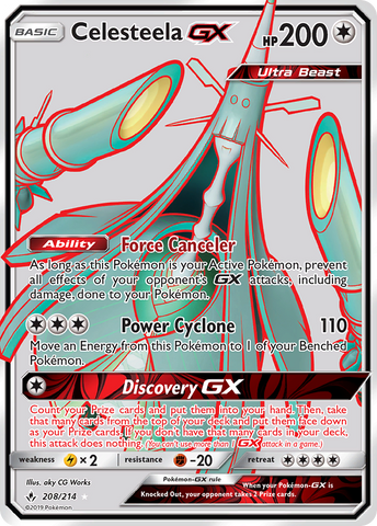 Celesteela GX (208/214) [Sun & Moon: Unbroken Bonds]