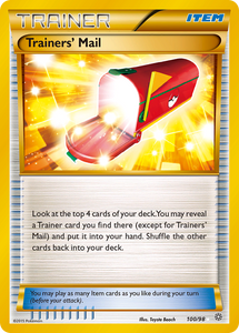 Trainers' Mail (100/98) [XY: Ancient Origins]