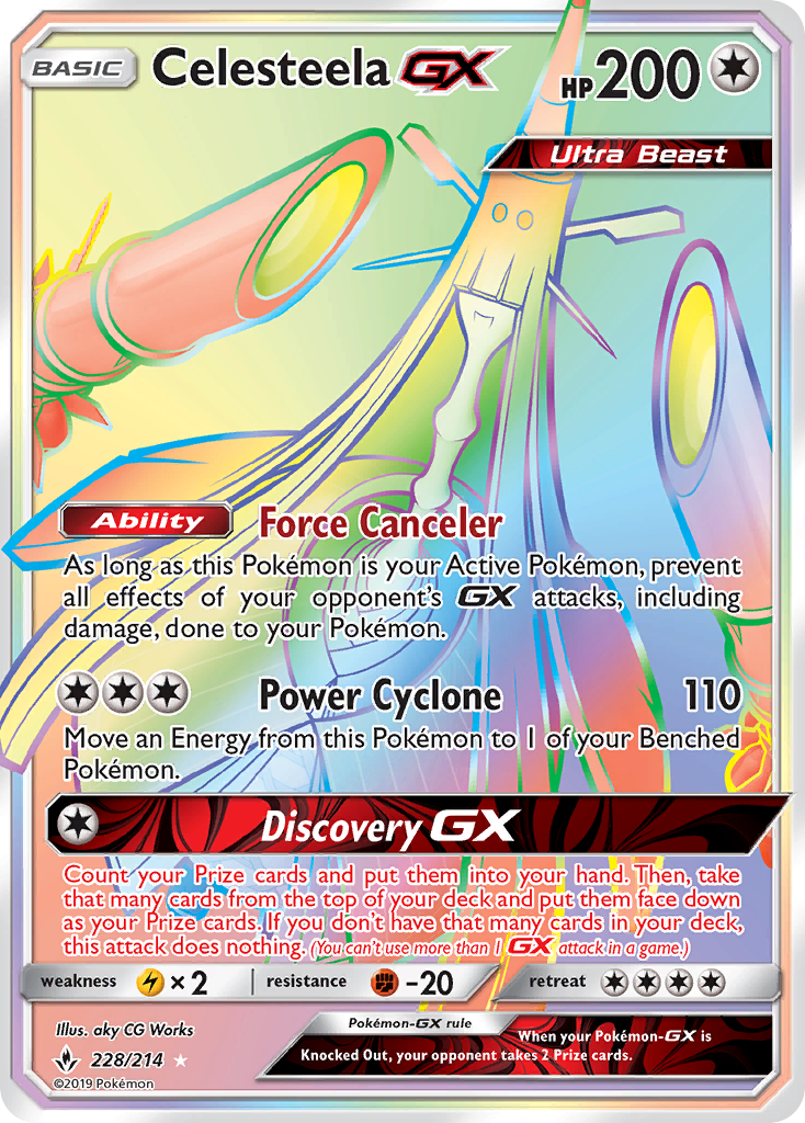 Celesteela GX (228/214) [Sun & Moon: Unbroken Bonds]