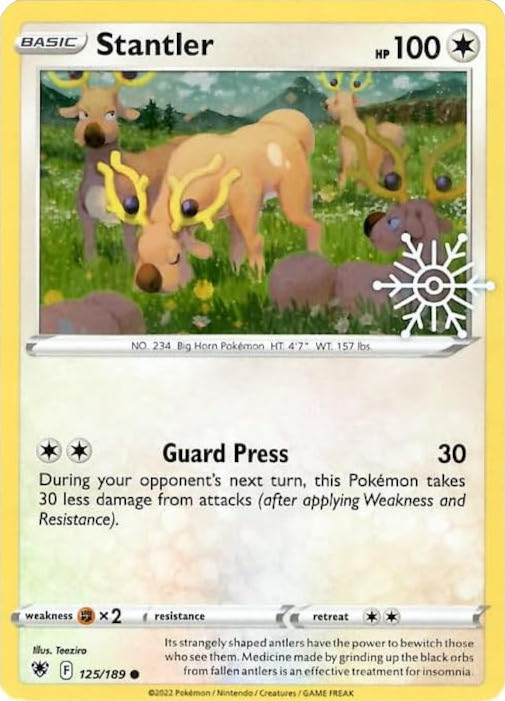 Stantler (125/189) (Holiday Calendar) [Sword & Shield: Astral Radiance]