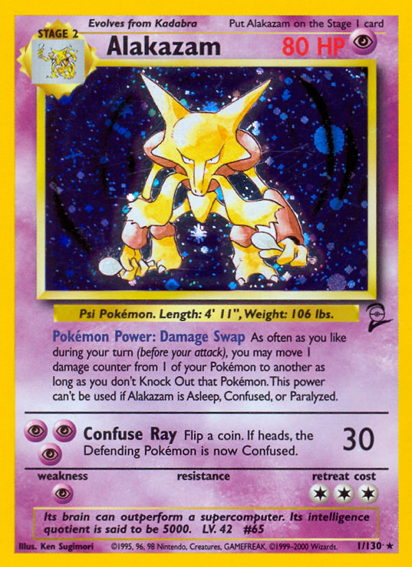 Alakazam (1/130) [Base Set 2]