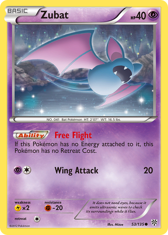 Zubat (53/135) [Black & White: Plasma Storm]