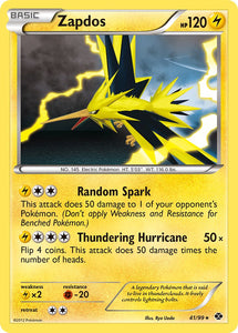 Zapdos (41/99) (Blister Exclusive) [Black & White: Next Destinies]